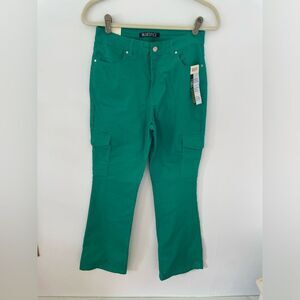 Blue Spice Women's‎ Emerald Green Bootcut Recycled Jeans Size 5 - NWT